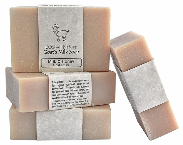 Savon au lait de chèvre naturel fait à la main