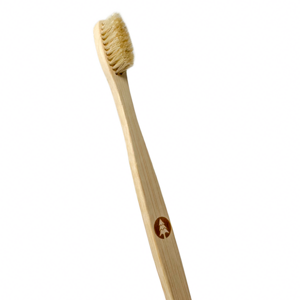 Cepillo de dientes con cerdas naturales de jabalí